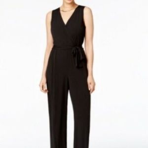 NY Collection Surplice Jumpsuit, Size XL